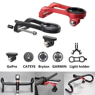 Stand speedometer sepeda kamera mobile dengan gunung batang sepeda dan pemegang senter