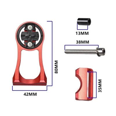 Stand speedometer sepeda kamera mobile dengan gunung batang sepeda dan pemegang senter